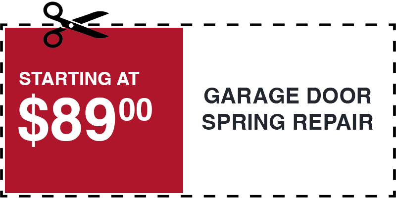 89 garage door SPRING repair lake grove